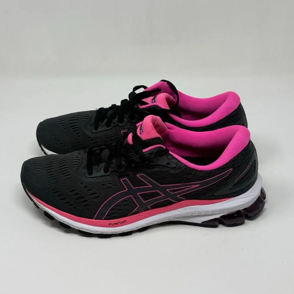 ASICS GT Express 2 Sneakers Shoes Womens 9 Black Pink Running Lightweight